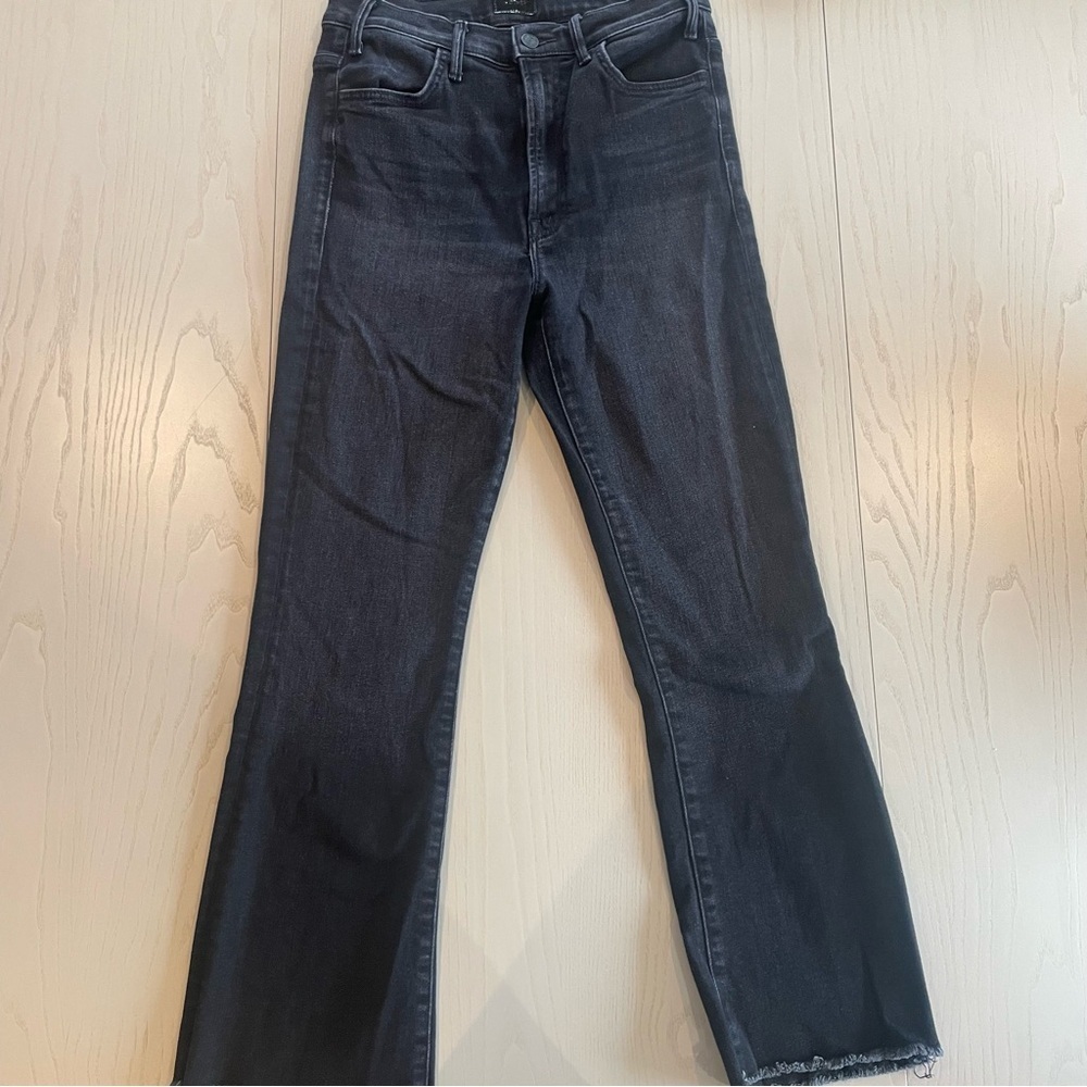 MOTHER The Hustler Ankle Fray Jeans (Encounters at Night) - 29 - Picture 3 of 13